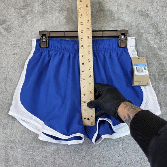 Nike Running Shorts Womens Medium Blue White Dri-FIT Tempo Mesh Lined 831558-480 - Picture 4 of 10